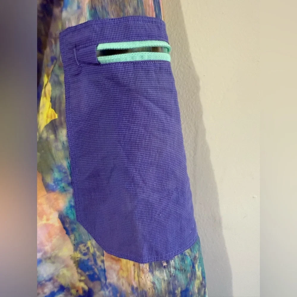 lululemon athletica Multicolor Men's Hybrid Shorts with Purple Pockets